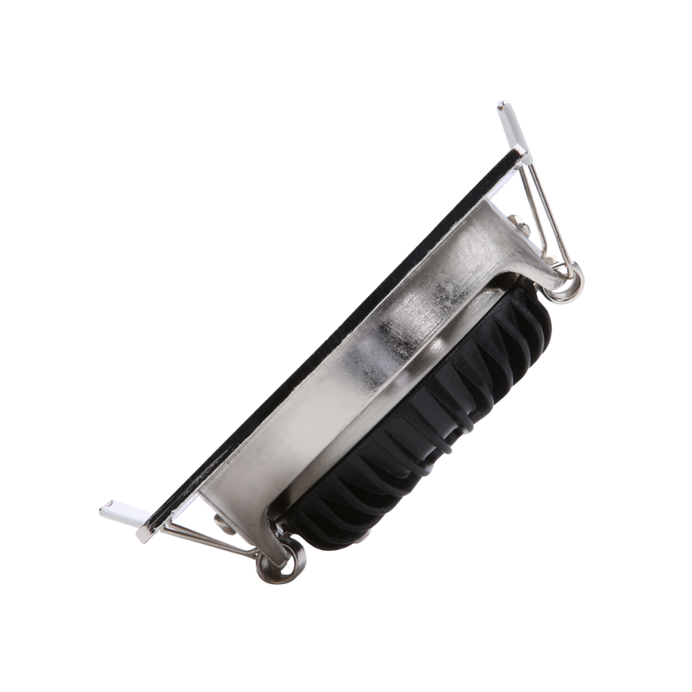 EcoDim_ED-10030 Led inbouwspot warm wit, rond, geb. nikkel, 75mm_zijkant ED-10030 Led inbouwspot kleine inbouwdiepte IP54 warm wit, rond, geb. nikkel, 75mm - Afbeelding 4