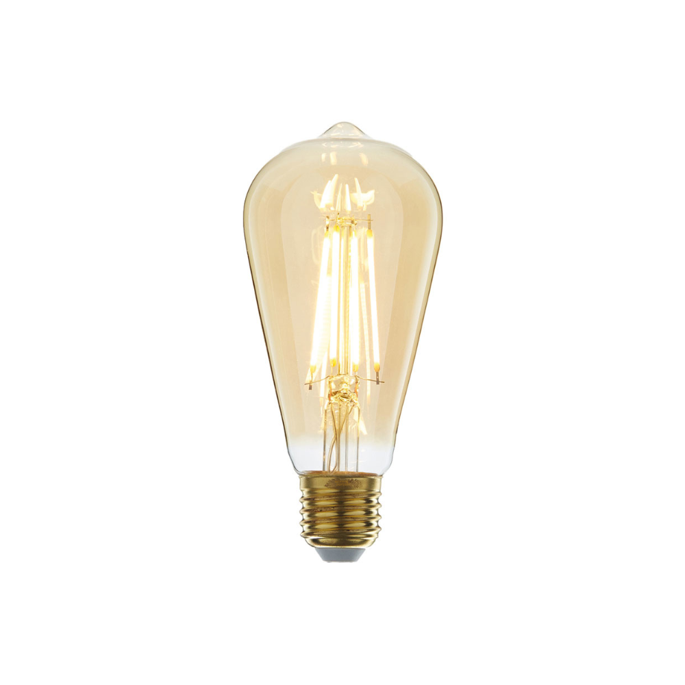 EcoDim ED-10041 Zigbee led filament lamp dimbaar E27, edison ST64, flame 2200K - Afbeelding 3