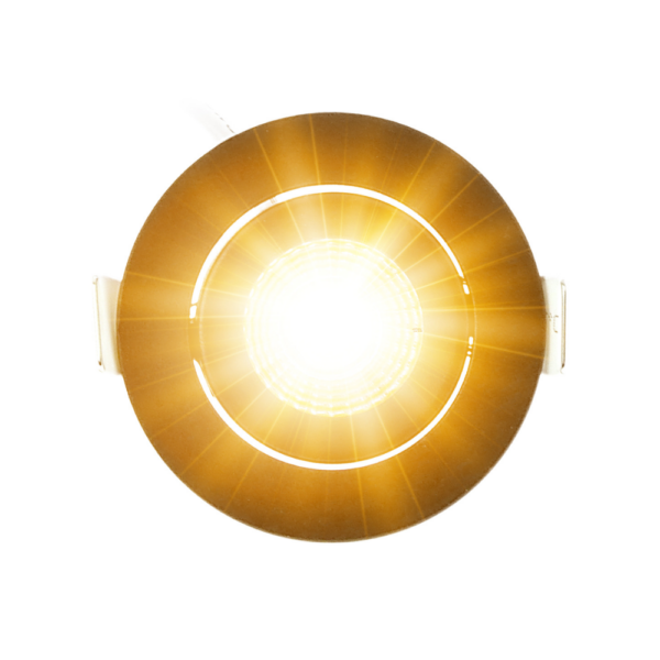 ED-10060 Led inbouwspot kleine inbouwdiepte IP54 dim to warm, rond, zwart, 55mm - Afbeelding 3