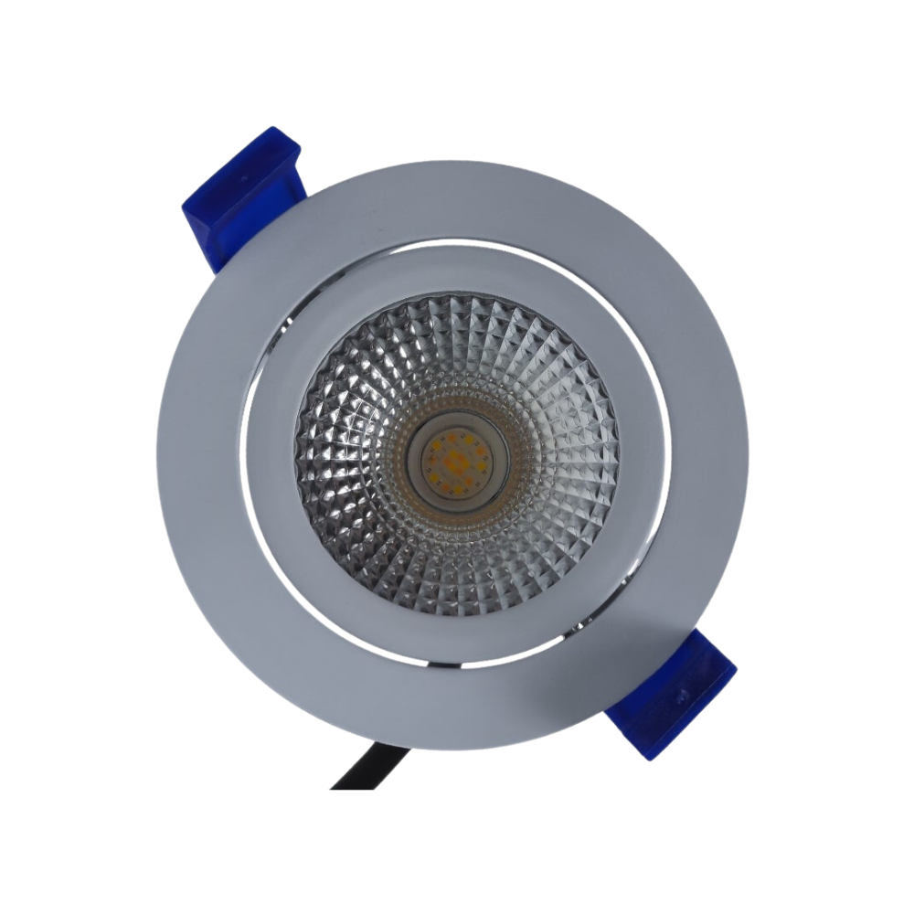 EcoDim_ED-10079 Zigbee_zichtzijde ED-10079 Zigbee led inbouwspot kleine inbouwdiepte IP54 RGB/2700K-6000K, rond, wit, 75mm - Afbeelding 3
