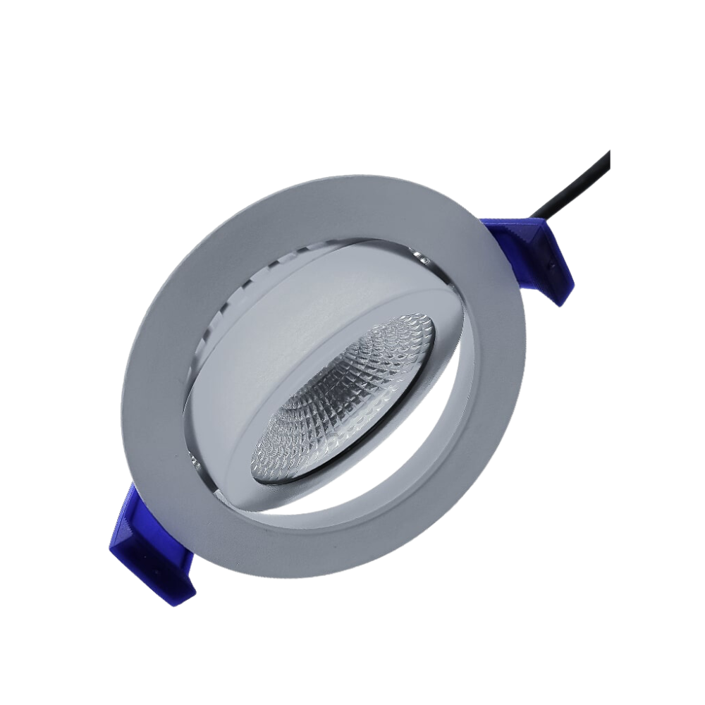 EcoDim_ED-10079 Zigbee_zijaanzicht ED-10079 Zigbee led inbouwspot kleine inbouwdiepte IP54 RGB/2700K-6000K, rond, wit, 75mm - Afbeelding 4