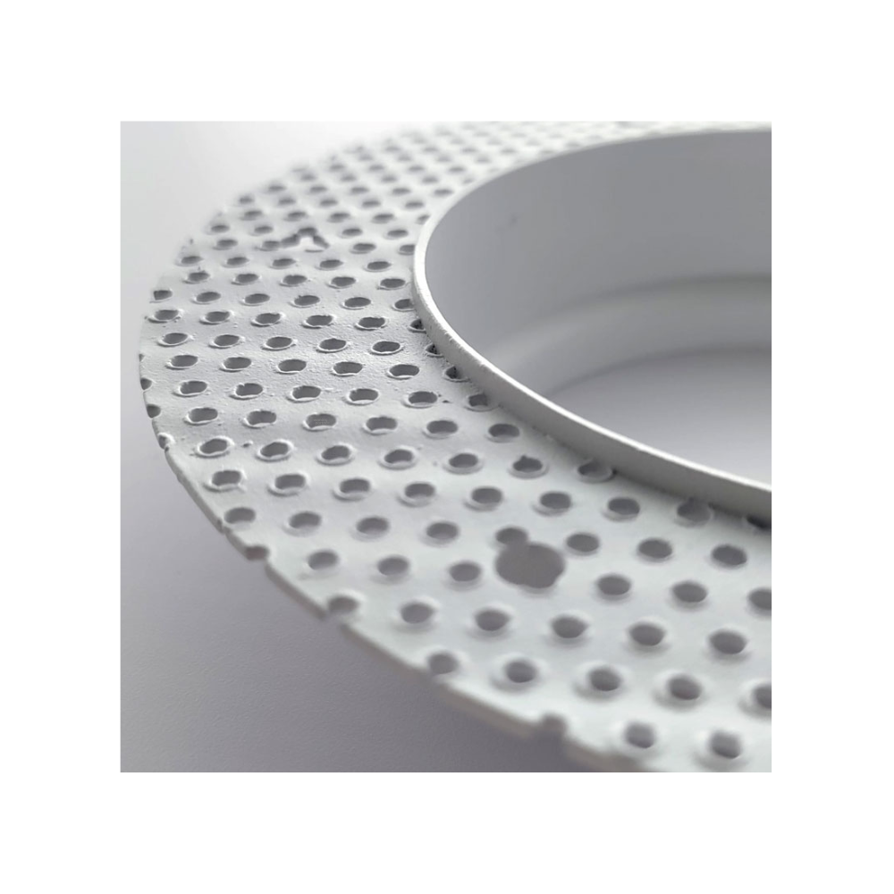 EcoDim ED-10083 Stuc spot frame, wit, rond - Afbeelding 3