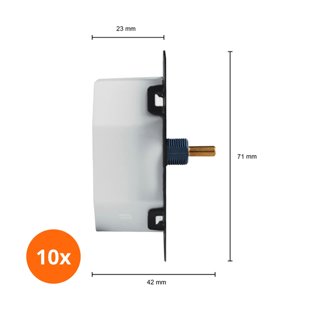LEDMAT_LED dimmer LD0610_uni-wissel_set-10_afmetingen LED-dimmer universeel LEDMAT LD0610 | 0.5-250W | 10-pack - Afbeelding 3