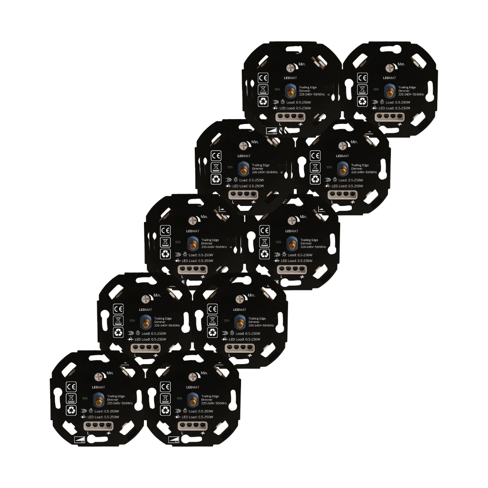LEDMAT_LED dimmer LD0610_universeel-wisselschakeling_10pack LED-dimmer universeel LEDMAT LD0610 | 0.5-250W | 10-pack - Afbeelding 5