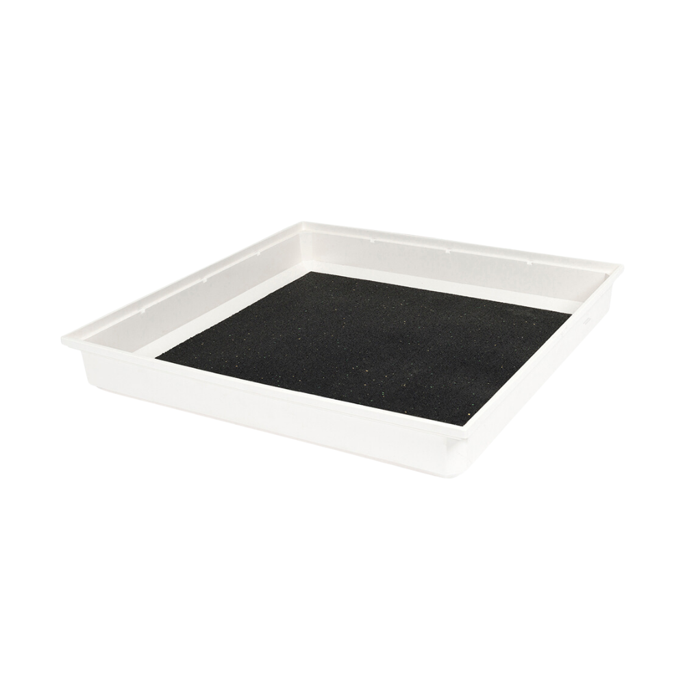 Nedco Lekbak Standaard met anti-trilmat 4 Nedco lekbak 700 x 700 x 100mm | Standaard | 601.001.00 - Afbeelding 2