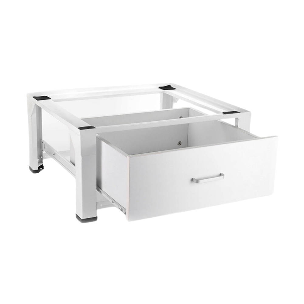 Nedco Wasmachine-_droger verhoger gelast met houten lade 101 Nedco wasmachine/droger verhoger met houten lade | 606.008.00 - Afbeelding 2