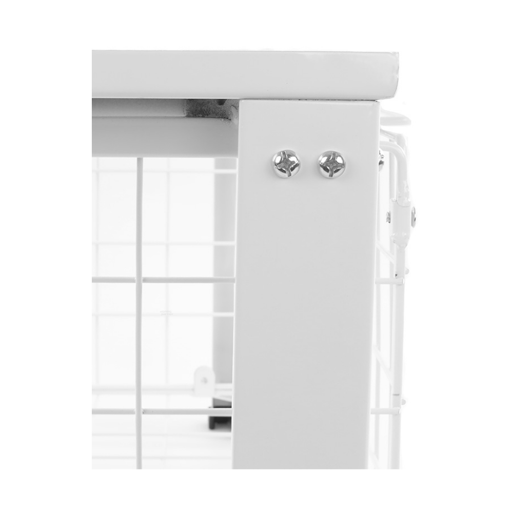 Nedco Wasmachine-_droger verhoger met draadmand 97 Nedco wasmachine/droger verhoger met draadmand verstelbaar | 606.006.00 - Afbeelding 3