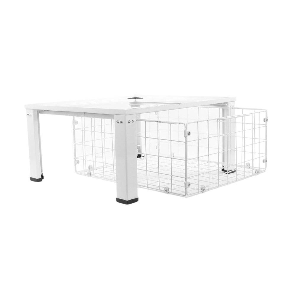 Nedco Wasmachine-_droger verhoger met draadmand verstelbaar 96 Nedco wasmachine/droger verhoger met draadmand verstelbaar | 606.006.00 - Afbeelding 2
