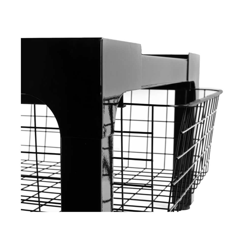Nedco wasmachine/droger verhoger stevig met mand Heavy Bold | 606.014.01 | zwart - Afbeelding 3