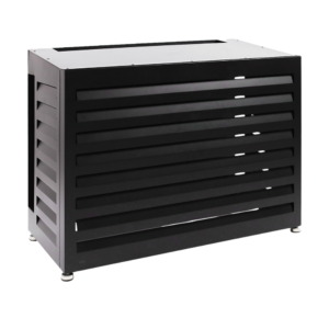 Nedco airco omkasting alles-in-1 model universeel | klein | mat zwart