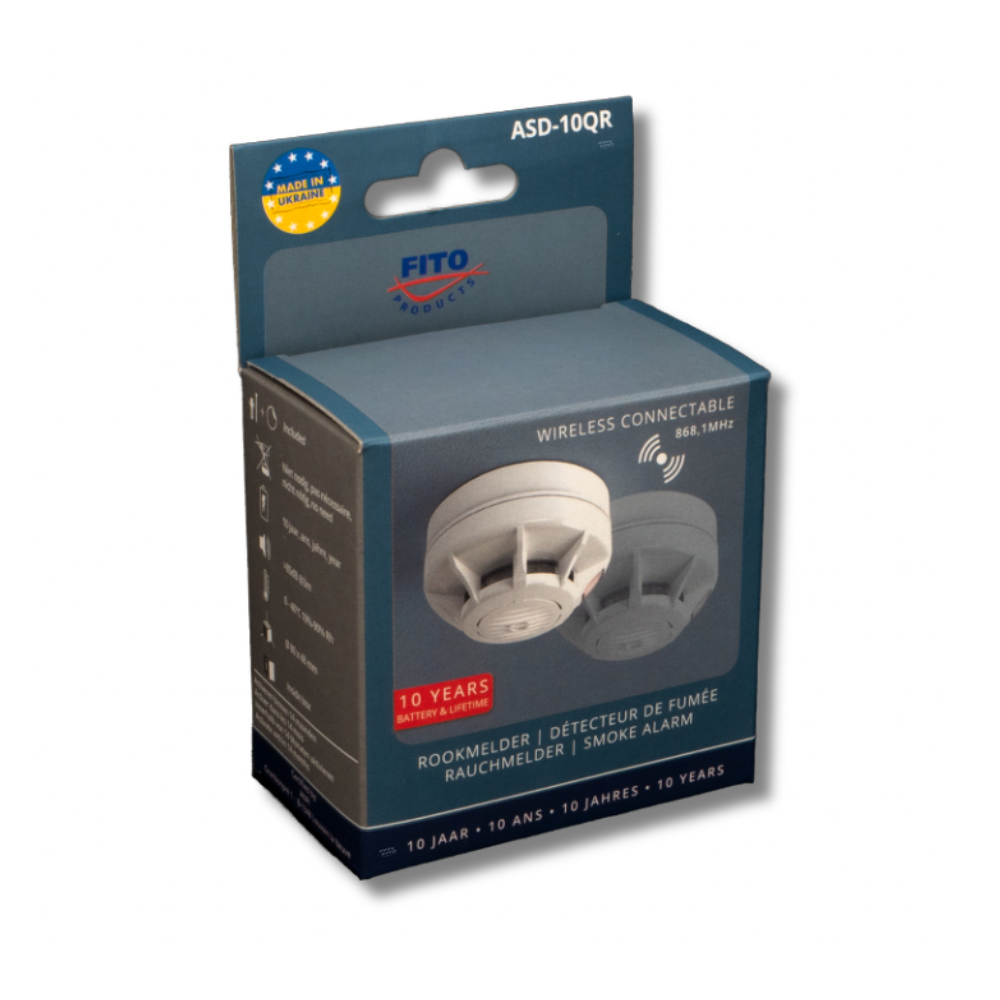 Fito ASD-10QR_verpakking ASD 10QR Fito koppelbare rookmelder - Afbeelding 8