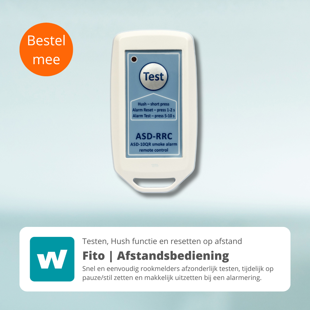 Fito ASD-RRC afstandsbediening optioneel ASD 10QR Fito koppelbare rookmelder - Afbeelding 9