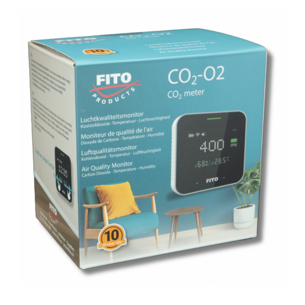 CO2-O2 Fito CO2 melder - Luchtkwaliteitsmeter - Afbeelding 5