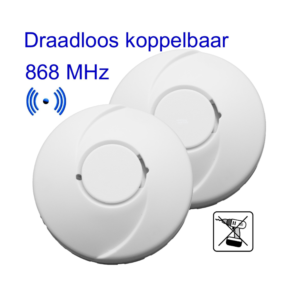 Fito FIT-10YRF rookmelders bestellen Fito FIT 10Y RF Rookmelder draadloos koppelbaar | 10 jaar - Afbeelding 2
