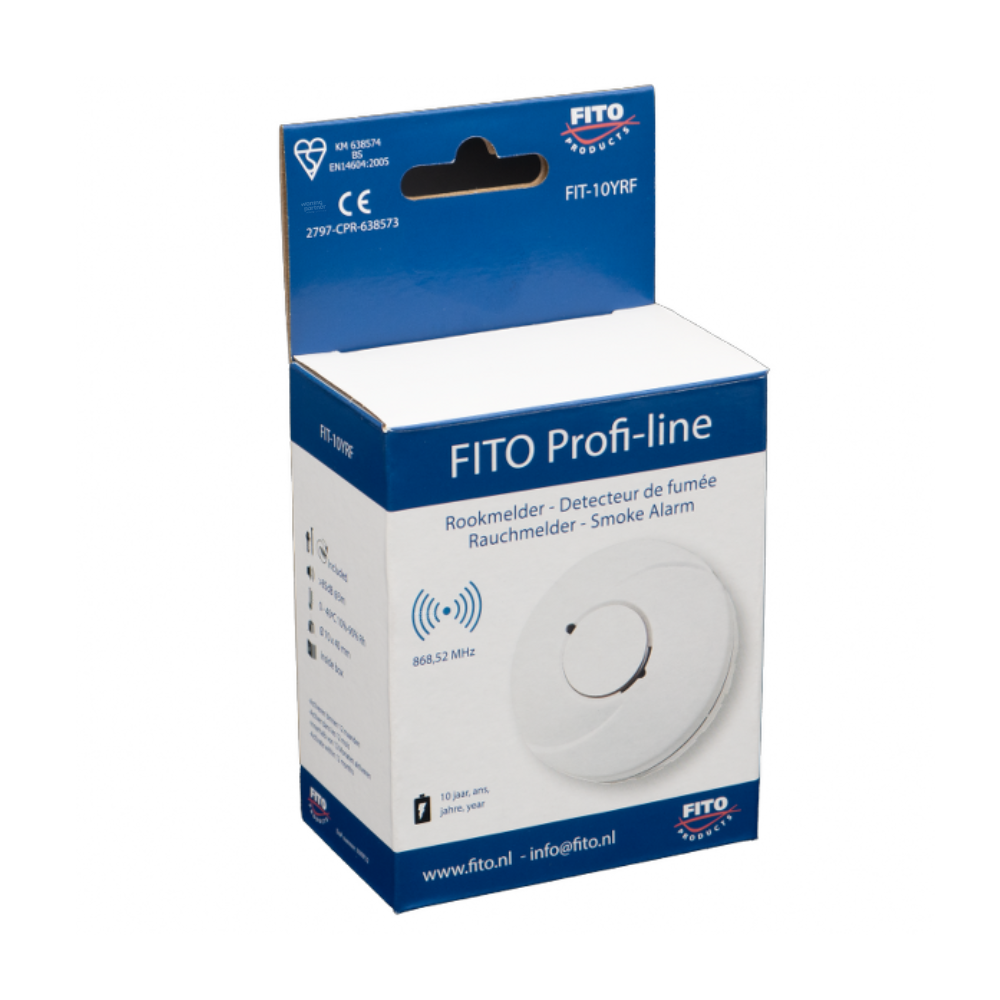 Fito FIT-10YRF verpakking Fito FIT 10Y RF Rookmelder draadloos koppelbaar | 10 jaar - Afbeelding 8