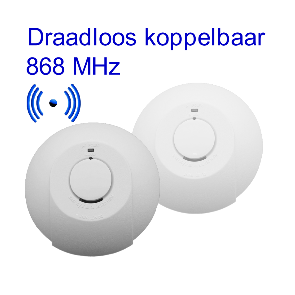 Fito FIT230RFL  230 volt rookmelder Draadloos koppelbaar 10 jaar - Afbeelding 3