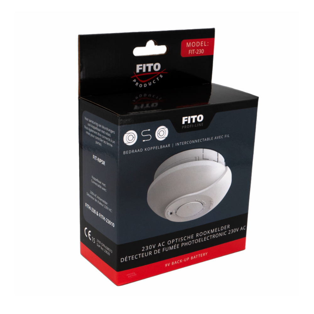 FIT-230 Fito 230volt rookmelder - Afbeelding 4
