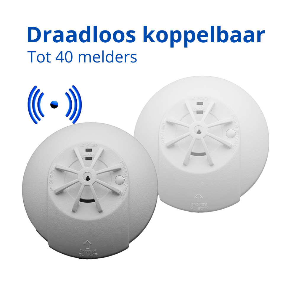 Fito FITH-230RF_230volt draadloos_40 melders koppelen FITH 230RF Fito 230volt hittemelder | Draadloos koppelbaar - Afbeelding 3