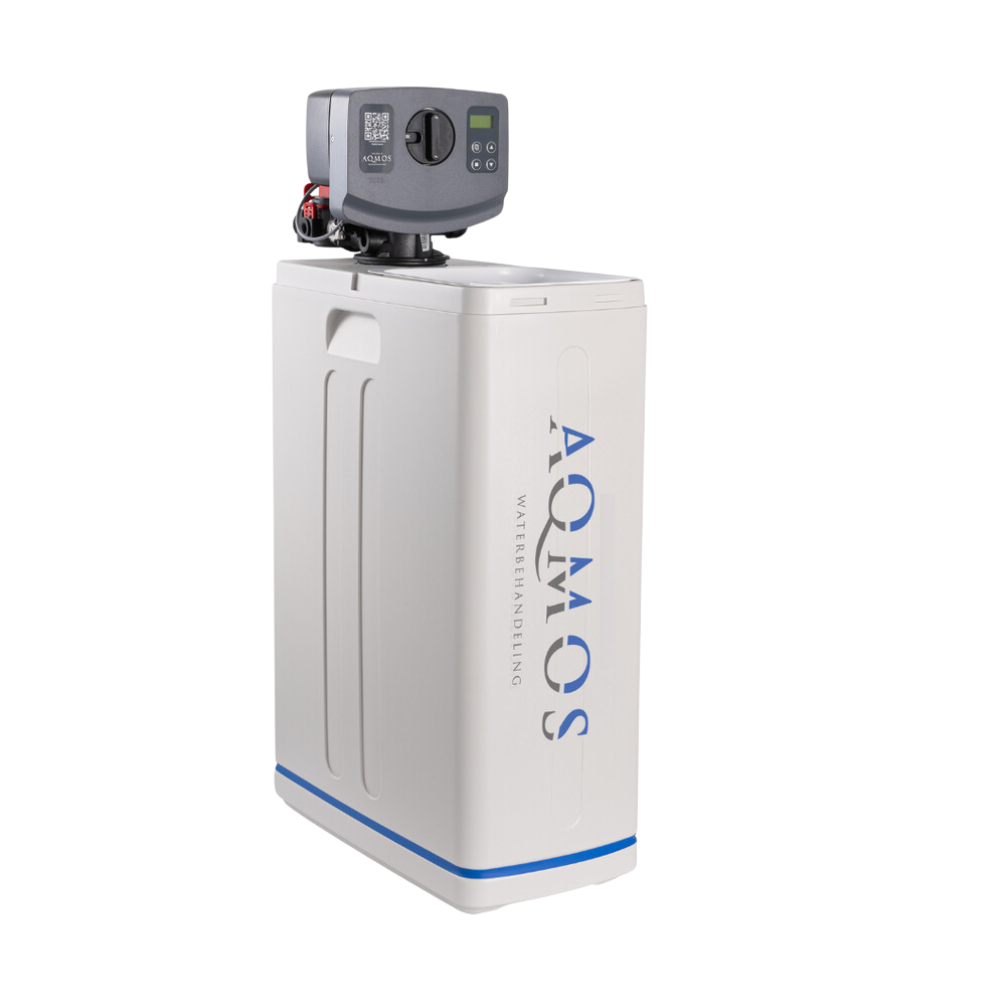Aqmos R2D2-48 waterontharder stand-alone_zijoverzicht Aqmos R2D2-48 waterontharder links voor zonder kap