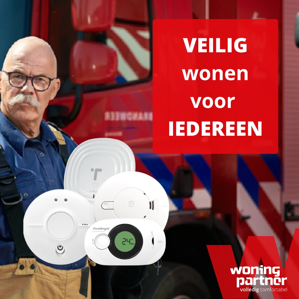 Via Woningpartner worden woningen veiliger op het gebied van brandpreventie en koolmonoxideveiligheid