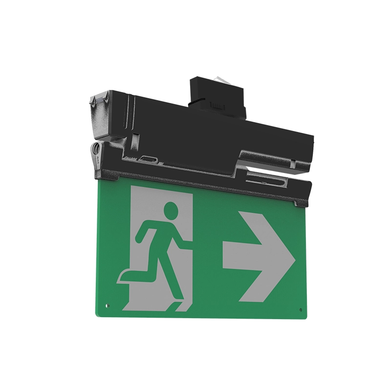 3-fase noodverlichting Mira incl. plaatjes | zwart