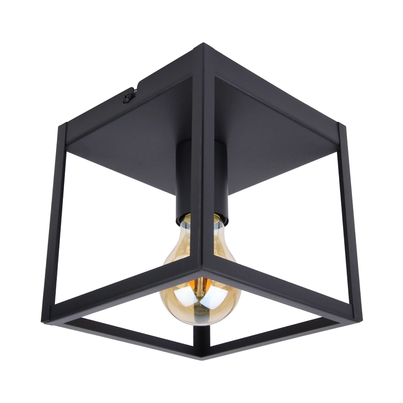 Industriële plafondlamp LEDUXA | vierkant | E27 | zwart - Afbeelding 9