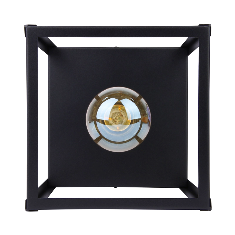 Industriële plafondlamp LEDUXA | vierkant | E27 | zwart - Afbeelding 11