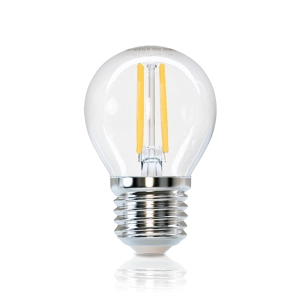 LED filament E27 kogel mini | 1W | clear | 2400K