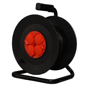 Kabelhaspel 25 meter LEDMAT | met 4 stopcontacten