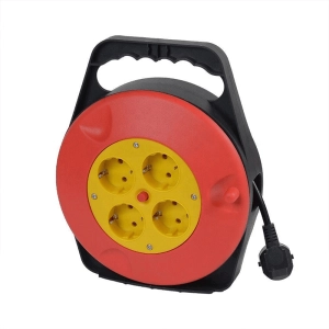 Kabelhaspel 5 Meter LEDMAT | Met 4 stopcontacten