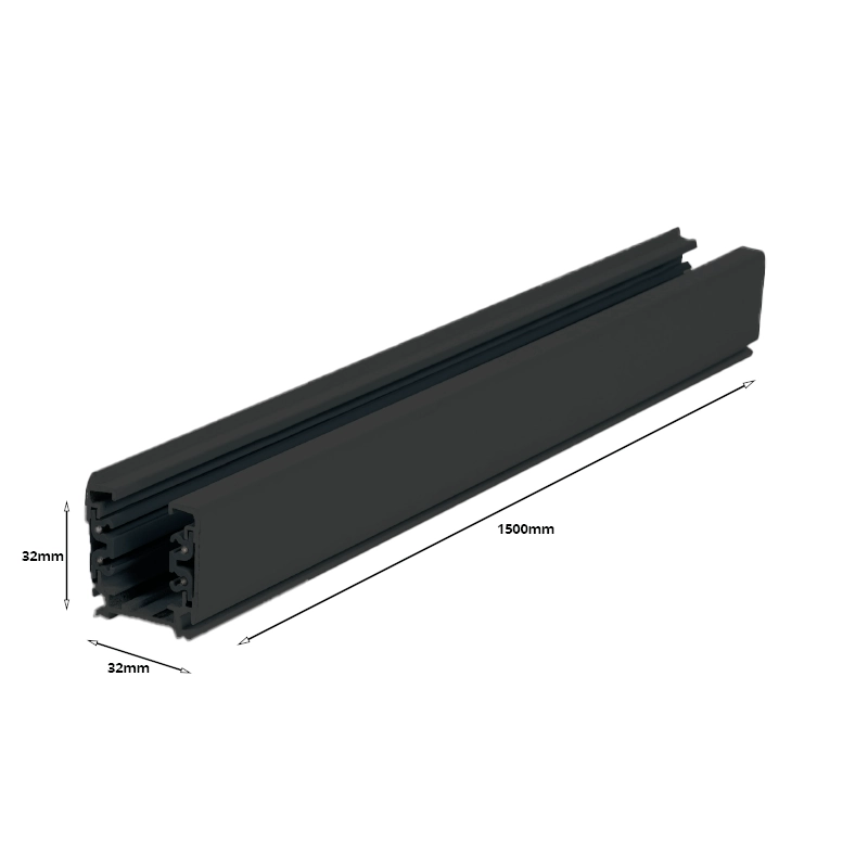 3-fase-rail LEDMAT | 150cm | zwart - Afbeelding 5