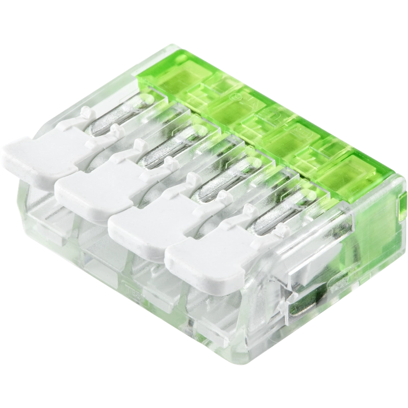 810665-Web1 Lasklem 4-voudig LEDMAT | Universeel | 0.2-4.0mm² | per 50 stuks - Afbeelding 2