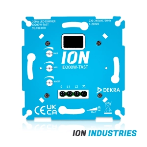ION Industries LED tastdimmer 90.100.070 voor traploos dimmen van LED-verlichting in woningen