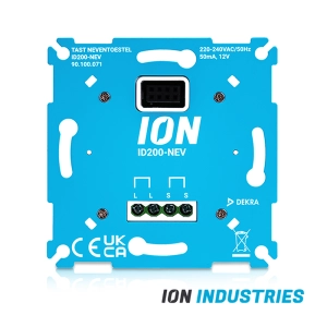 ION Industries LED tastdimmer neventoestel 90.100.071 voor extra bedienpunt van verlichting in woningen