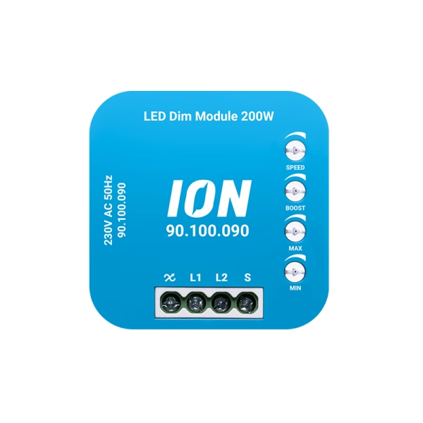 ION Industries LED dimmermodule 0,3 – 200 watt voor dimbare LED-verlichting in woningen ION Industries LED dimmermodule 0,3 – 200 watt voor dimbare LED-verlichting in woningen