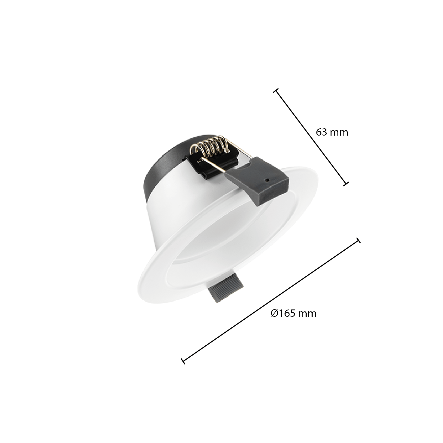 LED-downlight | Ortho | CCT-Switch | ø135 | 16w - Afbeelding 6