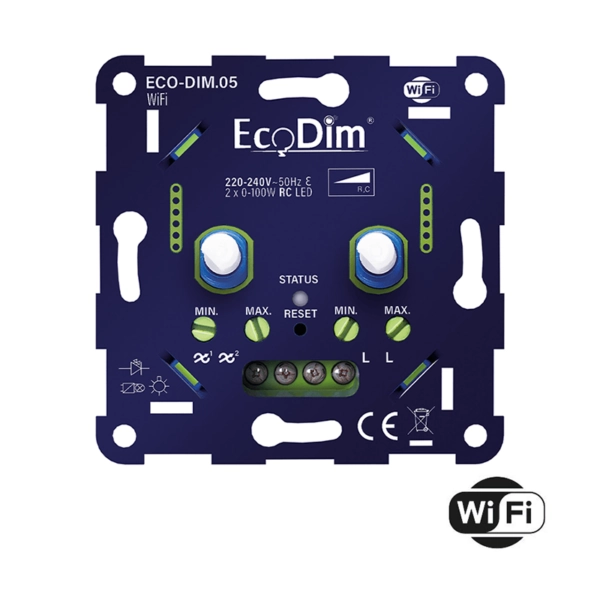 ECO-DIM.05 WiFi-muurdimmer-universeel