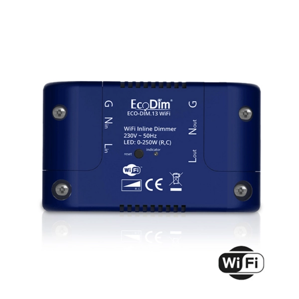 WiFi inline LED dimmer EcoDim.13 | 250 watt