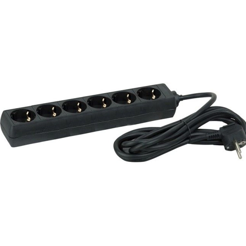 Foto-1-11 6-voudige tafelcontactdoos LEDMAT | zwart - Afbeelding 2