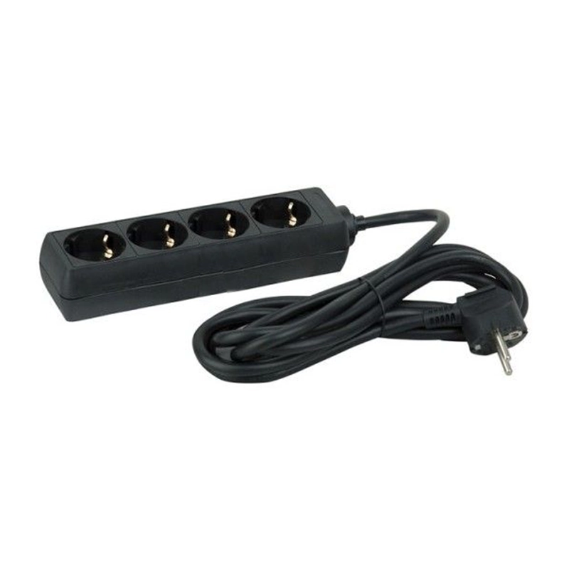 Foto-1-2 4-voudige tafelcontactdoos LEDMAT | zwart - Afbeelding 3