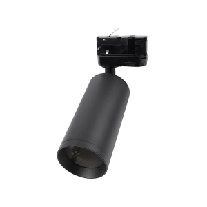 3-fase-railarmatuur LEDMAT | met veer | GU10 | zwart