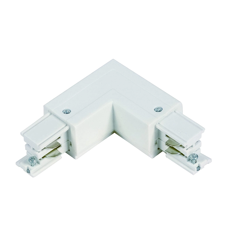 L-vorm connector LEDMAT | 3-fase-systeem | Buitenhoek | wit