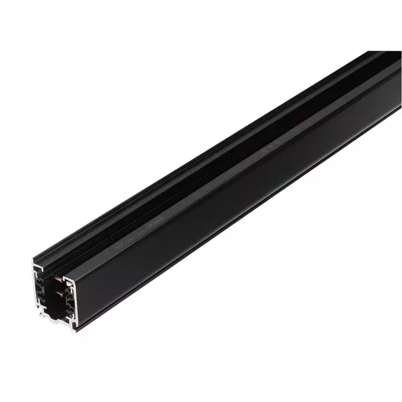 3-Fase-rail zwart 200CM