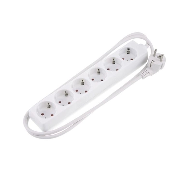 6-voudige tafelcontactdoos LEDMAT | 3m | wit - Afbeelding 2