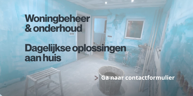 Woningpartner voor beheer en onderhoud aan woningen